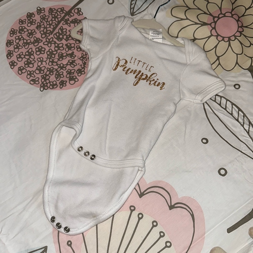 Little pumpkin onesie